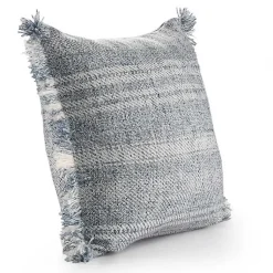 Kirklands Home Denim Contemporary Stripe Outdoor Throw Pillow Best