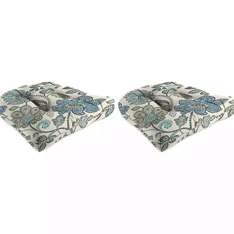 Kirklands Home Denim Outdoor 19 in. Seat Cushions, Set of 2 Best
