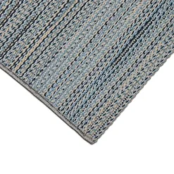 Kirklands Home Denim Woven Lines Indoor/Outdoor Accent Rug, 2x3 Blue Sale
