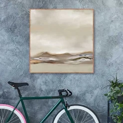 Kirklands Home Desert View Framed Canvas Art Print Gray Best