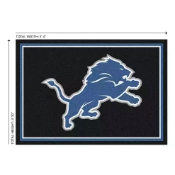 Kirklands Home Detroit Lions Area Rug, 4x6 New