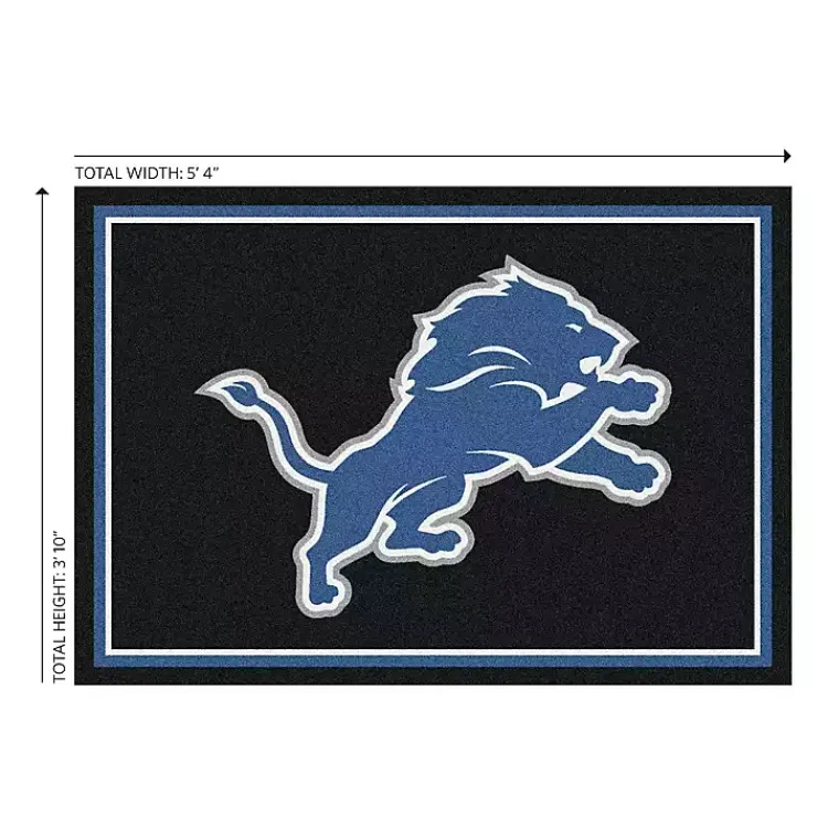 Kirklands Home Detroit Lions Area Rug, 4x6 New