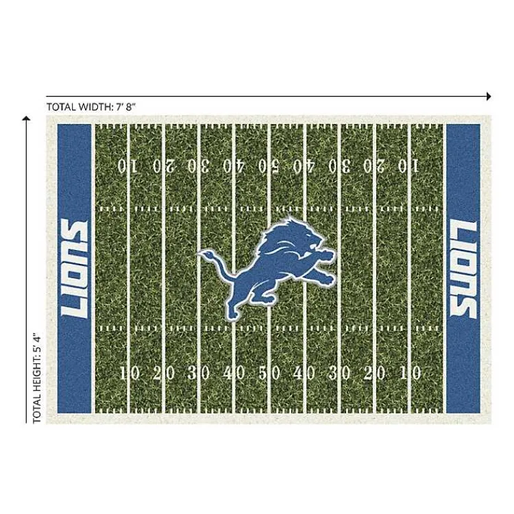 Kirklands Home Detroit Lions Home Field Area Rug, 6x8 Blue Discount