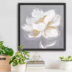 Kirklands Home Devine Bloom Framed Canvas Art Print Hot