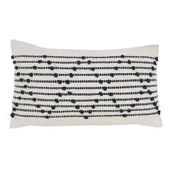 Pillows>Kirklands Home Diamond Weave Lumbar Pillow Ivory