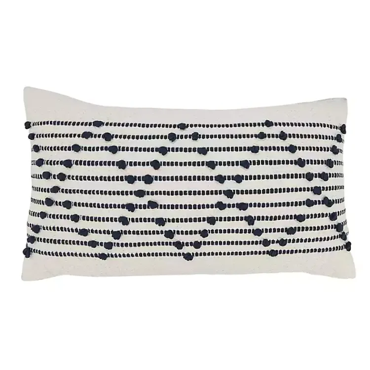 Pillows>Kirklands Home Diamond Weave Lumbar Pillow Ivory