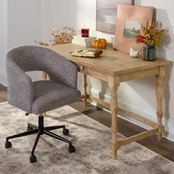 Kirklands Home Diane Spindle Leg Blond Wood Desk Discount