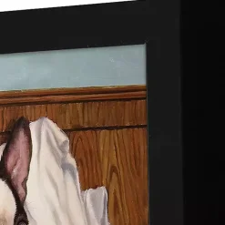 Kirklands Home Dirty Dog Framed Art Print Multi Clearance