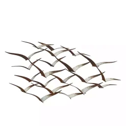 Kirklands Home Distressed Metal Flock of Birds Wall Plaque Brown Best