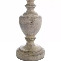 Kirklands Home Distressed and Cream Table Lamp Gray Sale