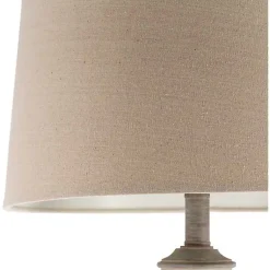 Kirklands Home Distressed Gray Hadlee Floor Lamp Tan Outlet