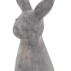 Kirklands Home Distressed Rabbit Outdoor Statue Gray Online