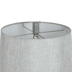 Kirklands Home Distressed Traditional Baluster Table Lamp Gray Outlet
