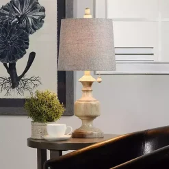 Kirklands Home Distressed Urn Resin Table Lamp Gray Online