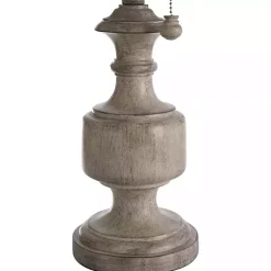 Kirklands Home Distressed Urn Resin Table Lamp Gray Online