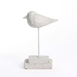 Statues & Figurines>Kirklands Home Distressed Bird Figurine, 13 in. Ivory