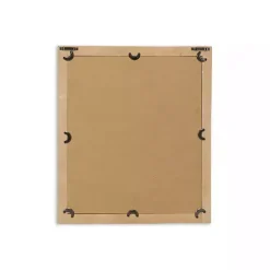 Kirklands Home Distressed Natural Wood Recgle Wall Mirror Tan