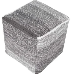 Poufs & Floor Cushions>Kirklands Home Distressed Pinson Cube Pouf