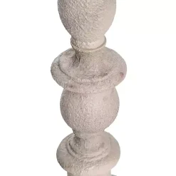 Kirklands Home Distressed Taupe Finish Floor Lamp White Best