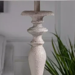 Kirklands Home Distressed Taupe Finish Floor Lamp White Best