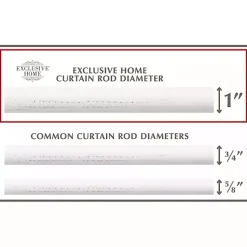 Kirklands Home Distressed Duke Curtain Rod, 120 in. White Discount