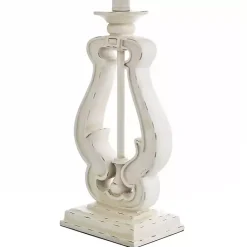 Kirklands Home Distressed French Farmhouse Table Lamp White Best
