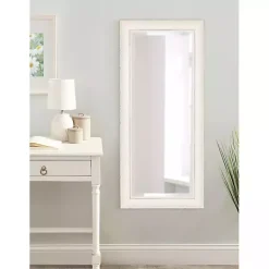 Kirklands Home Distressed White Maron Wall Mirror Hot