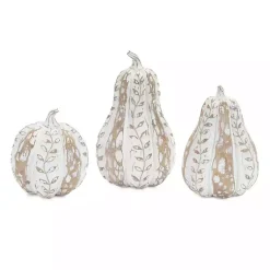 Fall>Kirklands Home Distressed Pumpkins, Set of 3 White