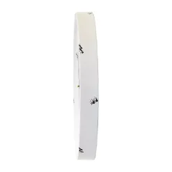 Kirklands Home Distressed White Two Grooves Iron Frame Wall Clock Sale