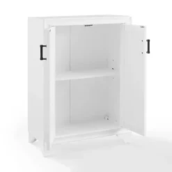 Kirklands Home Distressed Wood Accent Cabinet White Online