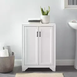 Kirklands Home Distressed Wood Accent Cabinet White Online