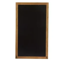 Kirklands Home Distressed White Wood Carved Frame Wall Mirror Outlet