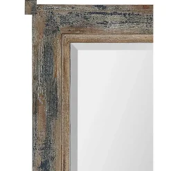 Kirklands Home Distressed Wood Frame Wall Mirror Sale