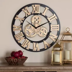 Kirklands Home Distressed Wood Vintage Wall Clock Discount