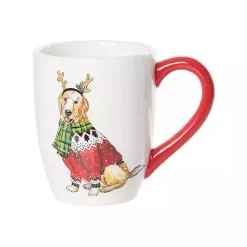 Christmas Dining & Entertaining>Kirklands Home Dog Christmas Sweater Mugs, Set of 2