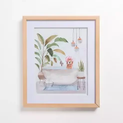 Kirklands Home Dog in Tub Framed Art Print Clearance