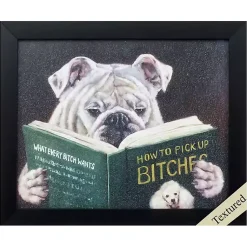 Kirklands Home Dog Reading Framed Art Print Online