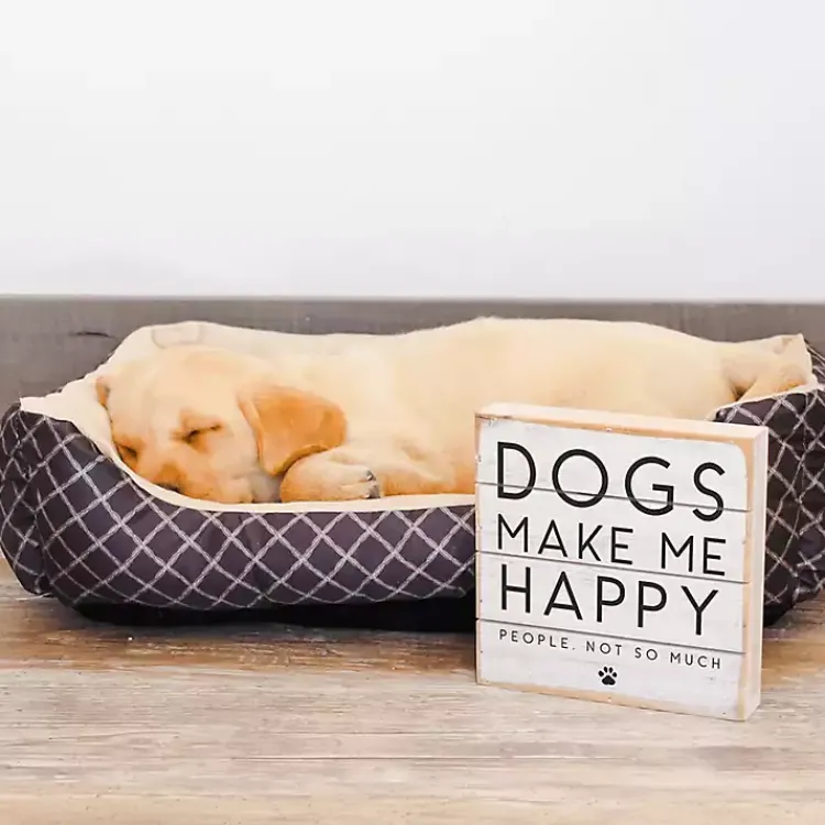 Kirklands Home Dogs Make Me Happy Wall Plaque Sale