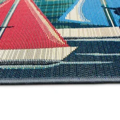 Kirklands Home Dogs on Sailboats Indoor/Outdoor Rug, 3x4 Outlet