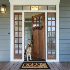 Kirklands Home Dogs Welcome People Tolerated Coir Doormat Clearance