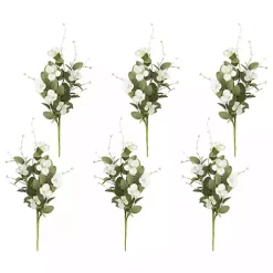 Stems & Bouquets>Kirklands Home Dogwood Blossom Stems, Set of 6