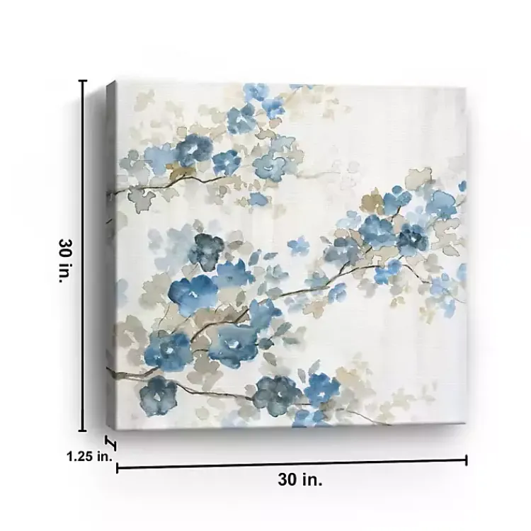 Kirklands Home Dogwood in I Giclee Canvas Art Print Blue Outlet