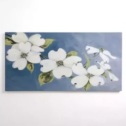 Kirklands Home Dogwood on Blue Canvas Art Print Sale