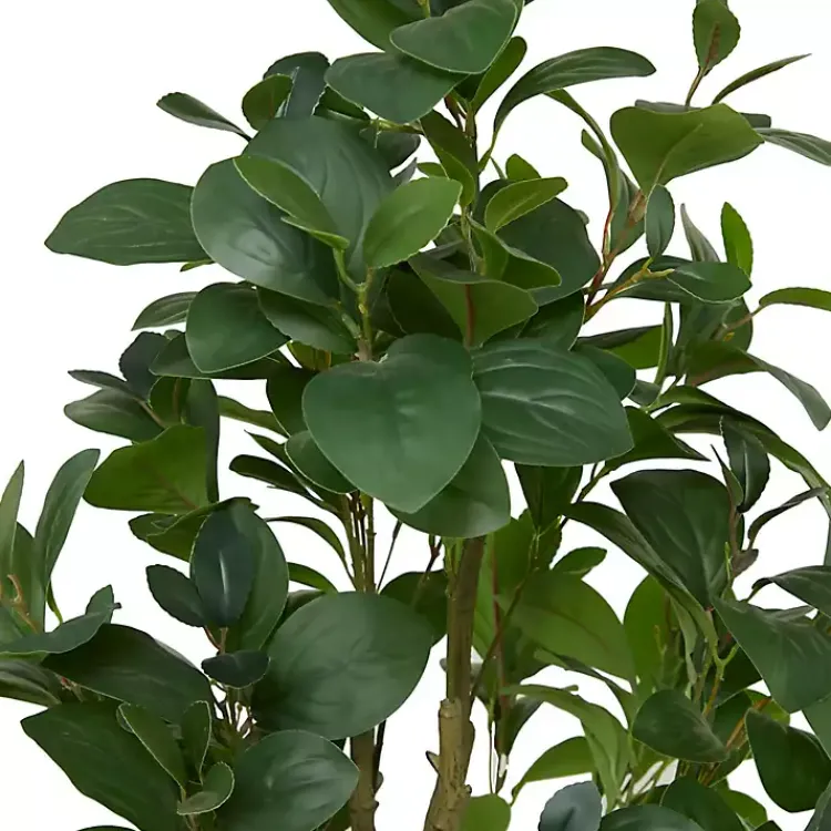 Trees & Topiaries>Kirklands Home Douban Green in Ribbed Rock Planter