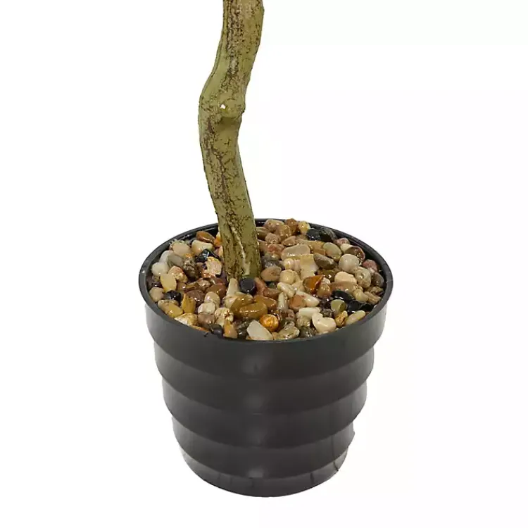 Trees & Topiaries>Kirklands Home Douban Green in Ribbed Rock Planter
