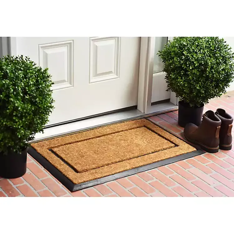 Kirklands Home Double Border Doormat, 36x24 in. Clearance