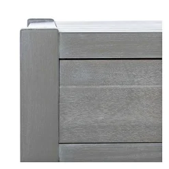 Kirklands Home Dove Turned Leg Rustic Console Table Gray
