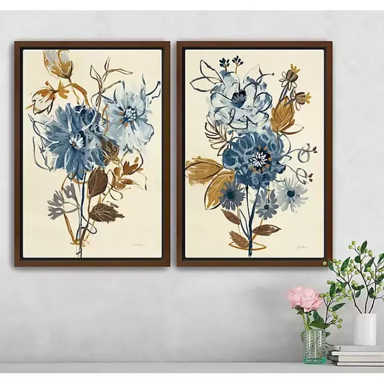 Kirklands Home Down to Earth Framed Canvas Art Prints, Set of 2 Best