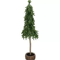Christmas Decorations>Kirklands Home Downswept Pine Glitter Christmas Tree Green