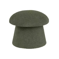 Kirklands Home Drak Boucle Mushroom Storage Ottoman Green Online